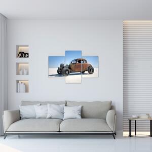 Egy autó képe a sivatagban (90x60 cm)
