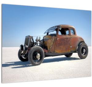 Egy autó képe a sivatagban (70x50 cm)
