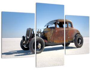 Egy autó képe a sivatagban (90x60 cm)