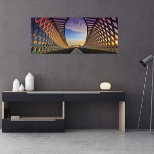 A modern hídépítészet képe (120x50 cm)
