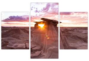 Kép - naplemente a sivatagban (90x60 cm)