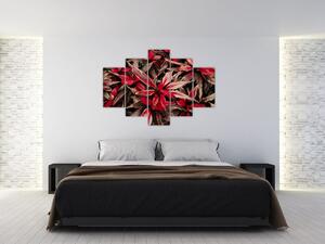 Piros szirmok képe (150x105 cm)