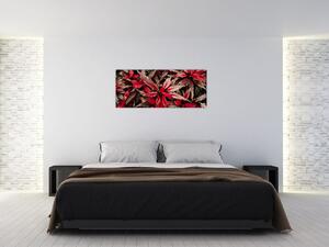 Piros szirmok képe (120x50 cm)