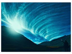 Kép - Hullám a felhőkből (70x50 cm)