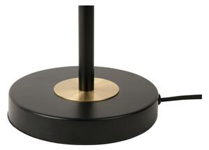 Fekete asztali lámpa fém búrával (magasság 40 cm) Gold Disc – Leitmotiv
