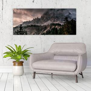 Sziklás hegyek képe (120x50 cm)