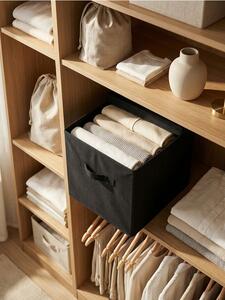 Sinsay - Összecsukható tárolódoboz fogantyúval és fedéllel - fekete