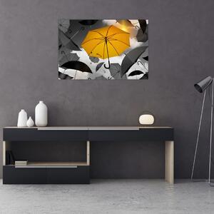 Egy sárga esernyő képe (90x60 cm)