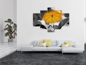 Egy sárga esernyő képe (150x105 cm)