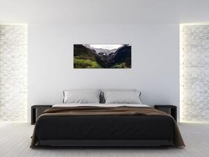 Kép - Völgy a hegyek alatt (120x50 cm)