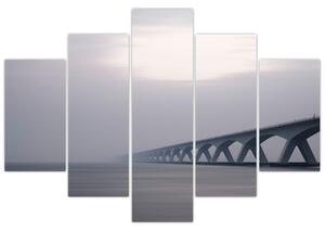 Egy híd képe a ködben (150x105 cm)