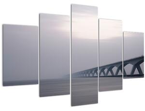 Egy híd képe a ködben (150x105 cm)