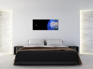 A Hold és a Föld képe (120x50 cm)