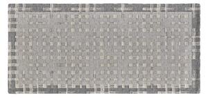 Szürke mosható futószőnyeg 55x240 cm Dama Argento – Floorita