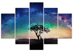 Kép - Pihenés a csillagok alatt (150x105 cm)