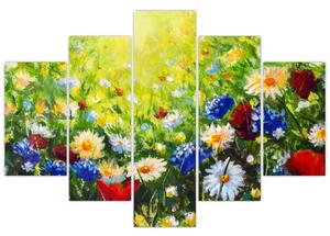 Vadvirágok képe (150x105 cm)