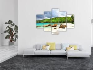 Kép - Seychelle-szigetek, Takamaka tengerpart (150x105 cm)