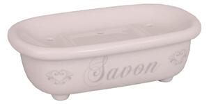 Fehér porcelán szappantartó Savon – Antic Line