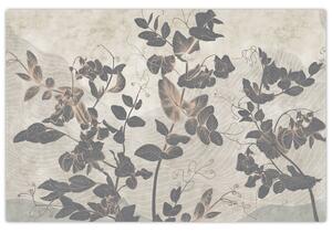 Kép - texturált levelek (90x60 cm)