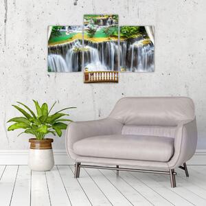 Kép - Varázslatos vízesések megtekintése (90x60 cm)