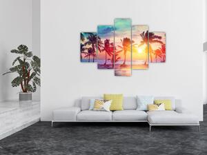 Kép - trópusi naplemente (150x105 cm)