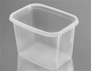 Műanyag tál, lezárható, 1000 ml, 50 db Svéd (KHMU302)
