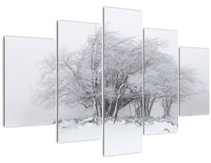 Kép - fehér tél (150x105 cm)