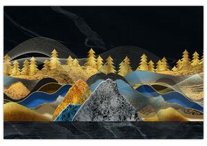 Kép - zlaté hory (90x60 cm)
