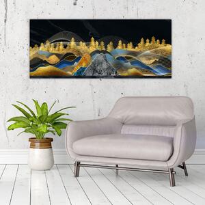 Kép - zlaté hory (120x50 cm)