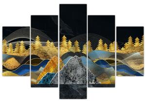 Kép - zlaté hory (150x105 cm)
