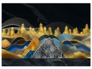 Kép - zlaté hory (70x50 cm)