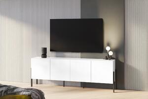 TV-szekrény Wezilo 204 cm - fehér supermat