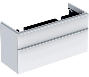 Fürdőszobaszekrény mosdó alá Geberit Smyle Square 118,4x62x47 cm fehér 500.356.00.1