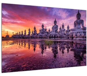 Kép - Buddhák naplementekor (90x60 cm)