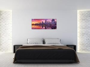 Kép - Buddhák naplementekor (120x50 cm)