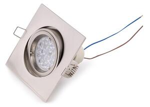 MaxLight H0040 OPRAWA WPUSTOWA FINE KWADRATOWA METAL SZCZOTKOWANY - MAX-H0040