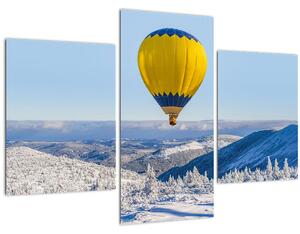 Kép - repülés a téli táj felett (90x60 cm)