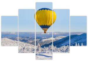 Kép - repülés a téli táj felett (150x105 cm)