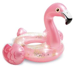 Felfújható kerék flamingó alakban