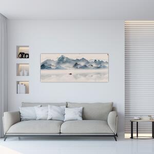 Kép - Kék-hegyi völgy (120x50 cm)