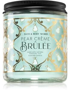 Bath & Body Works Pear Crème Brûlée illatos gyertya 198 g