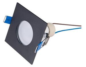 MaxLight H0093 SQUARE OPRAWA WPUSTOWA KWADRATOWA CZARNA IP44, GU10 GU10 IP44