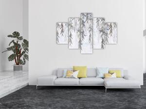 Kép - Fűzfa gallyak pillangókkal (150x105 cm)