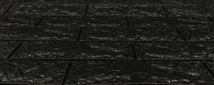 3D Öntapadós habosított falpanel, Fekete színű tégla, 70 x 77 cm