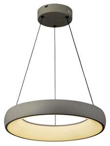 REALITY Lima Ceiling lamp, Alu.and acrylic and Ironmatt White finishingLED 24W; 4000k;80lm/W;25000hours;CRI≧80;Size:D400*H1200MM - REAL-335801-01