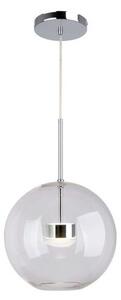 REALITY Multiverse Pendant lamp, Alu+ acrylic + Iron+Glass chrome finishing+clear GlassLED 4000K 10W; 80lm/W;25000hours;CRI≧80;A+Size:D300*H1200CM - R