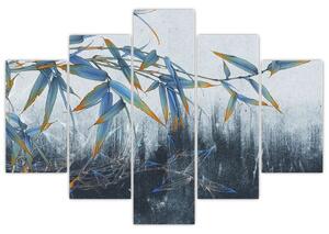 Kép - bambusz a falon (150x105 cm)