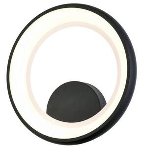 REALITY Thea Wall lamp, Alu.and Acrylic and IronSand BlackLED 20W; 80lm/W; 4000K25000hours;CRI≧80;A+Size:D300xH70mm - REAL-238201-30