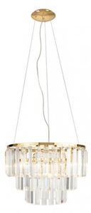 MaxLight P0423 LAMPA WISZĄCA MONACO ZŁOTA Ø 42 cm - MAX-P0423