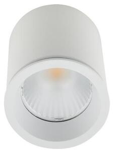 MaxLight C0155 LAMPA SUFITOWA TUB OKRĄGŁY BIAŁY+ PIERŚCIEŃ OZDOBNY BIAŁY RC0155/C0156 WHITE - MAX-C0155